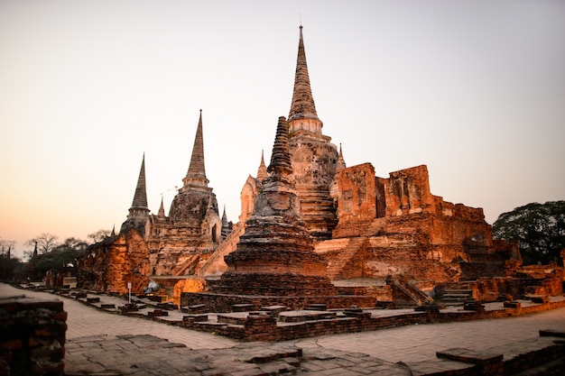 Alter Tempel von Ayutthaya-Provinz (Ayutthaya-historischer Park) Asien Thailand