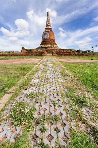 Alter Tempel Wat Chaiwatthanaram der Provinz Ayutthaya, Thailand