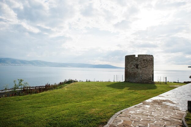 Alter Turm in der Stadt Nessebar Bulgarien