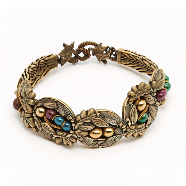 Alter Vintage goldener Armbandschmuck