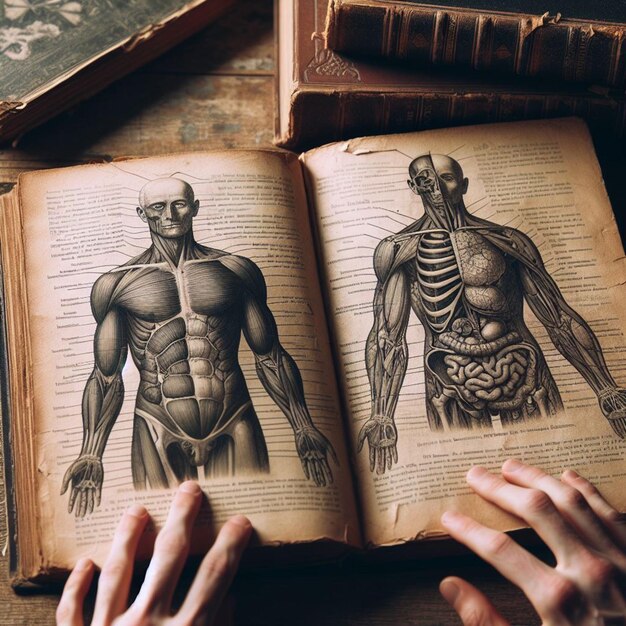 altes Anatomiepapier