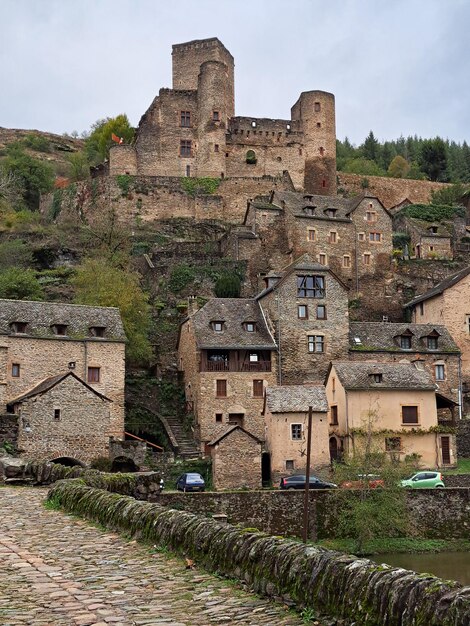 Foto altes dorf in frankreich