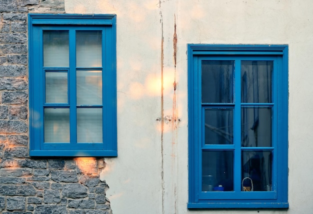 Altes Fenster des Altbaus in Quebec City