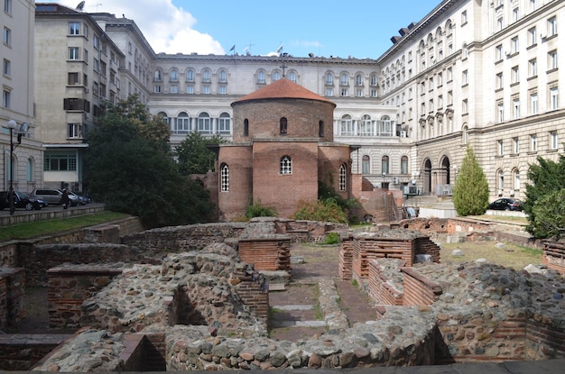 Foto altes gebäude gegen den himmel