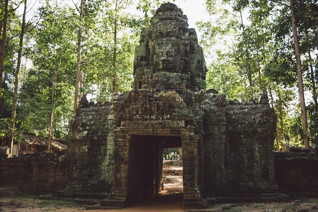 Altes historisches Gebäude im Wald