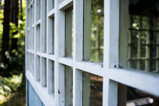 Altes Holzhaus im Wald