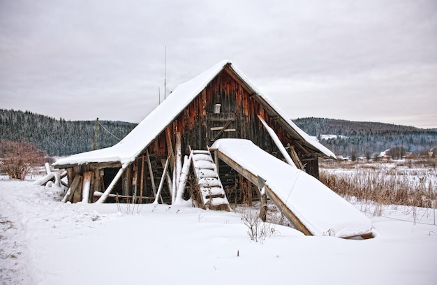 altes Holzhaus