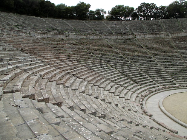 Foto altes theater von epidaurus