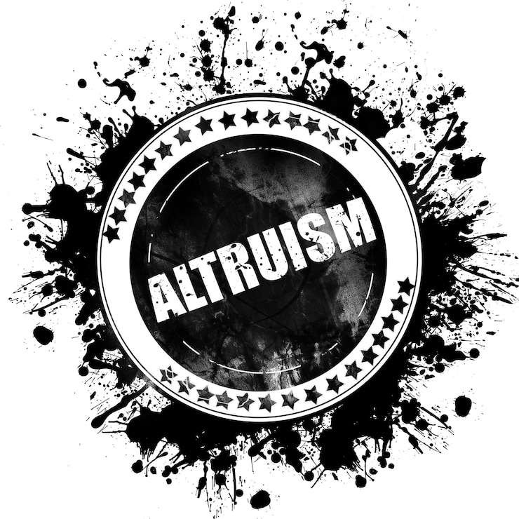 Foto el altruismo