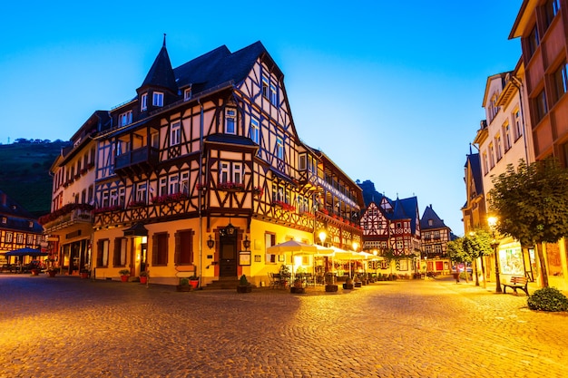 Altstadt von Bacharach in Deutschland