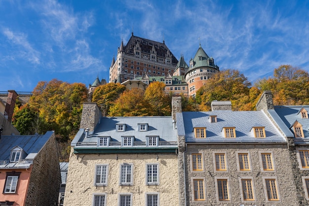 Altstadt von Quebec City in der Herbstsaison