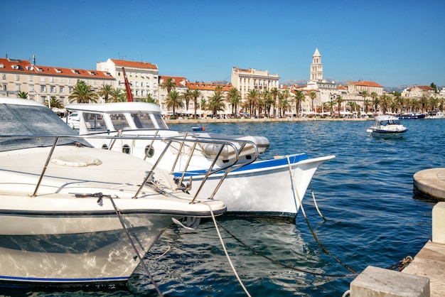 Altstadt von Split in Dalmatien, Kroatien.