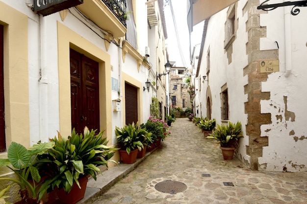 Altstadt von Tossa de Mar Girona Provinz Katalonien Spanien