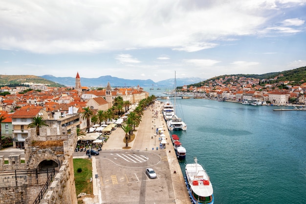 Altstadt von Trogir in Dalmatien, Kroatien, Europa.