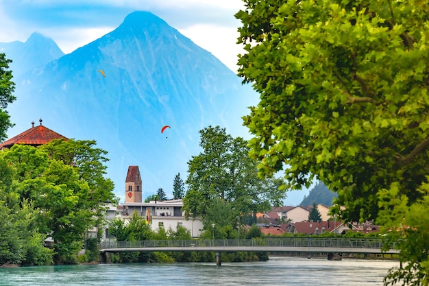 Altstadt von Unterseen, Interlaken, Schweiz