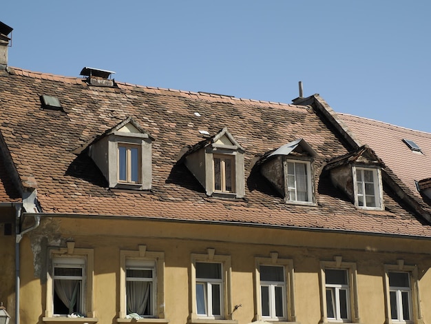 Altstadt Zagreb Kroatien Architektur Stadt Gebäude