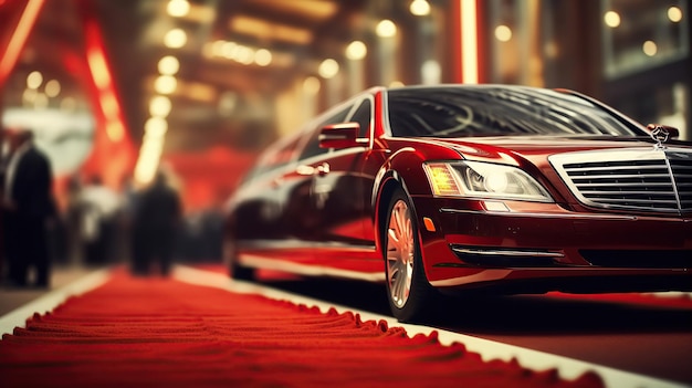 Am Eingang erwartet Sie ein roter Teppich und eine luxuriöse Limousine