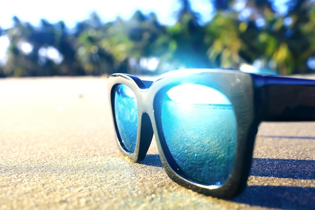 Foto am strand liegende punkte