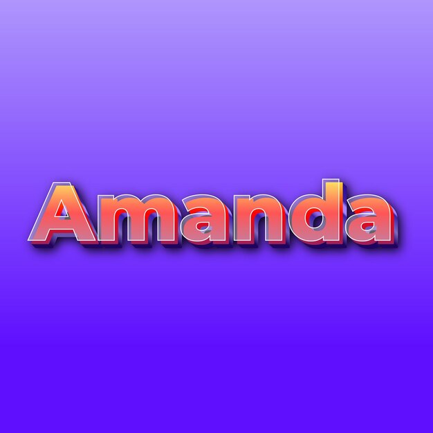 AmandaText efecto JPG degradado fondo púrpura tarjeta foto