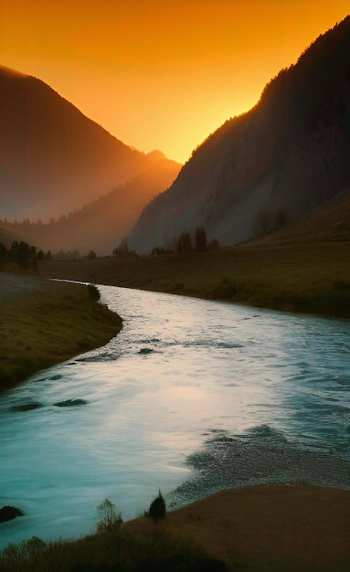 Foto amanecer atardecer naturaleza fondo