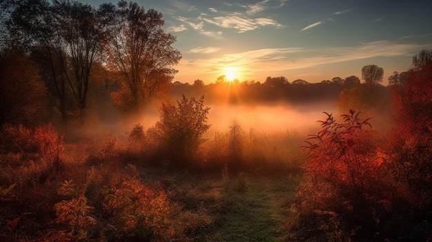 Amanecer en el bosque fondos de pantalla e imágenes