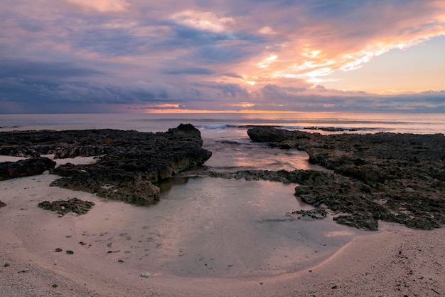 Amanecer en la costa caribeña...