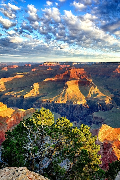 Amanecer en el Gran Cañón, Arizona, EE.