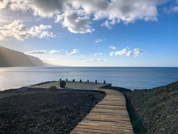 El amanecer en el Océano Atlántico Tenerife