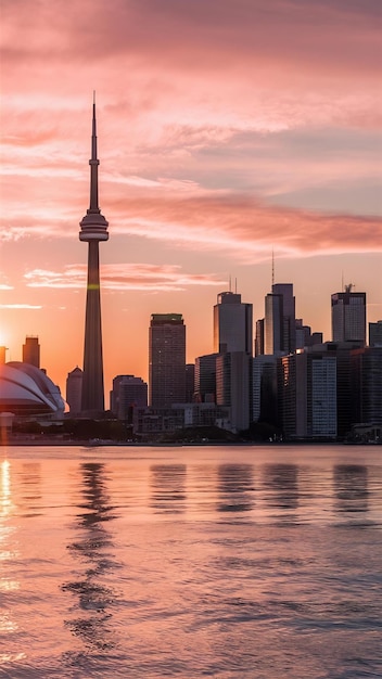 El amanecer de Toronto