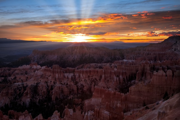Foto amanhecer em bryce canyon