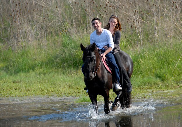 Amantes de la equitación