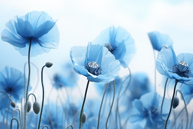 Las amapolas azules son las únicas flores azules del mundo.