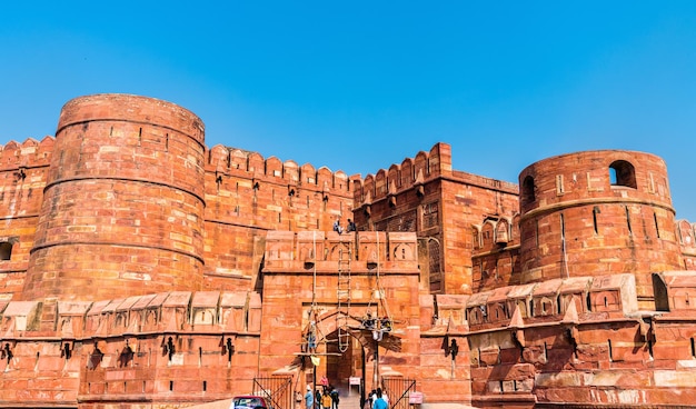 Amar Singh Tor von Agra Fort. UNESCO-Weltkulturerbe in Uttar Pradesh, Indien