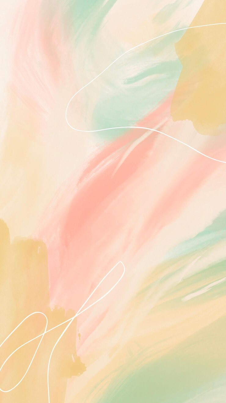 Foto amarelo, rosa e verde, aquarela suave, sem cópia, papel de parede para telefone 1