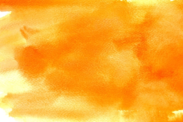 Amarelo vivo - fundo aquarela laranja