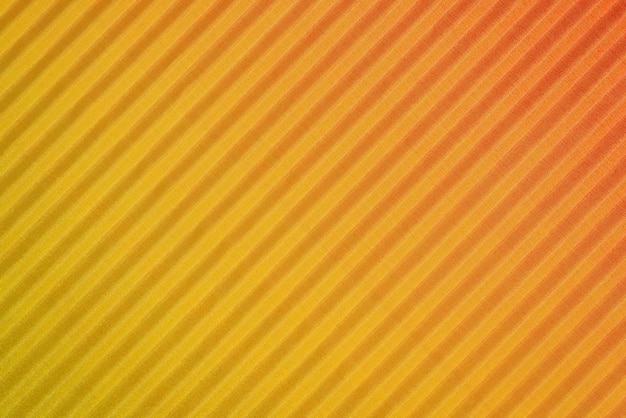 Amarillo con primer plano de papel ondulado naranja