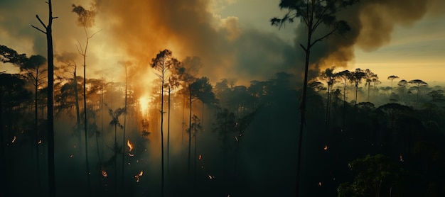 Foto amazonas-wald mit kopierplatz