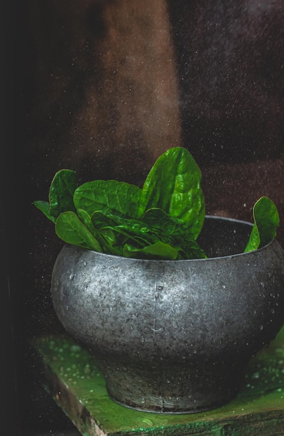 Foto ambiente acogedor de la mesa de año nuevo.