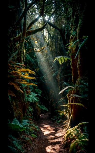 Foto ambiente dentro de una cueva nunca tocado por el hombre criaturas bioluminescentes dentro de hiper realista