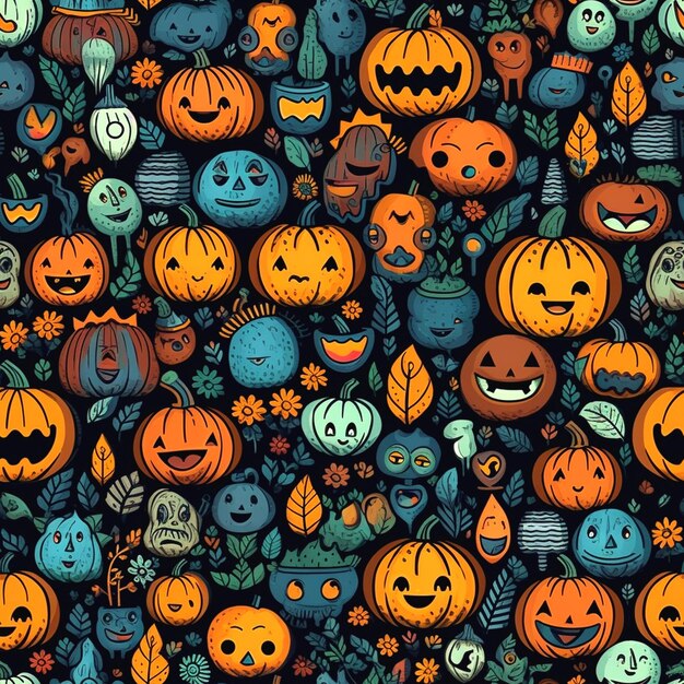 un ambiente de halloween