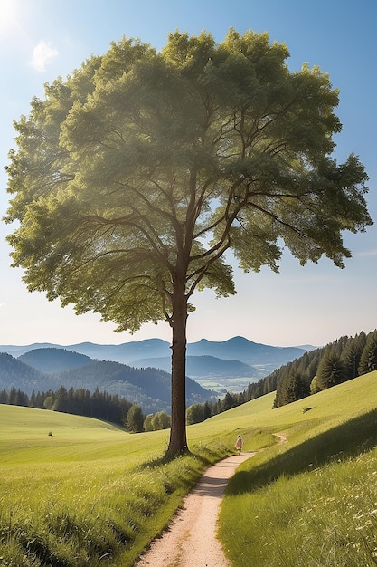 Ambiente natural de verão na Floresta Negra perto de Bernau, no sul da Alemanha