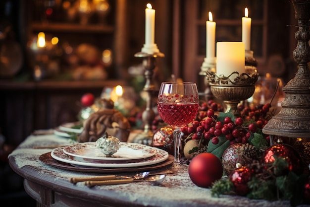 Ambiente navideño en un ambiente cálido.