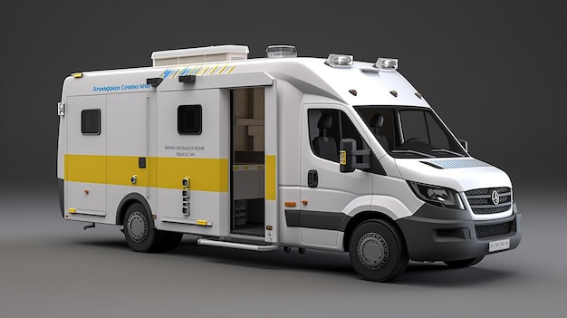 Ambulância em 3D