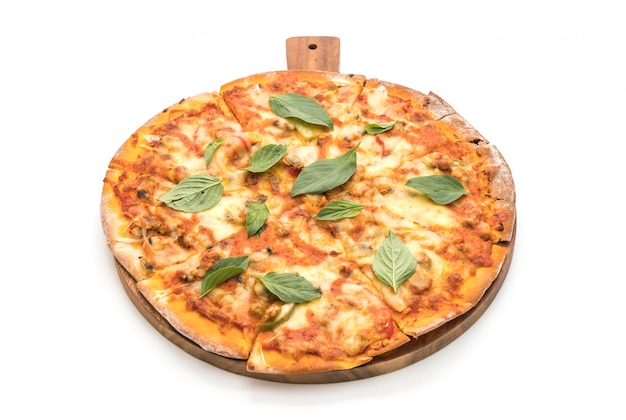 Foto amêijoas pizza - comida italiana