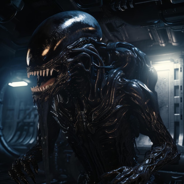 Amenaza en el espacio exterior Un xenomorfo acecha a la tripulación de un carguero espacial