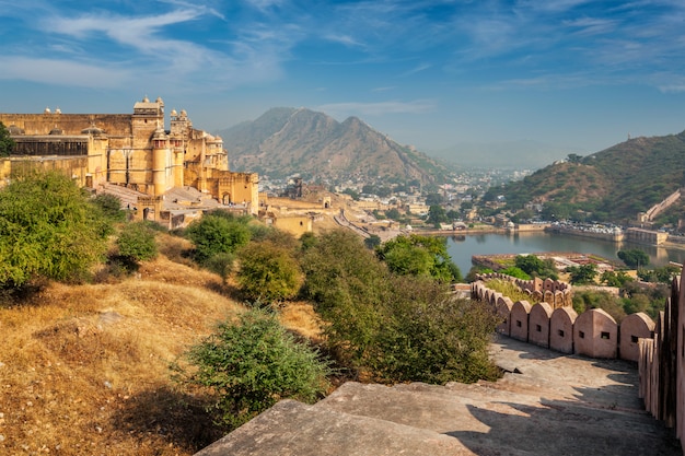 Amer aka amber fort, rajastão, índia