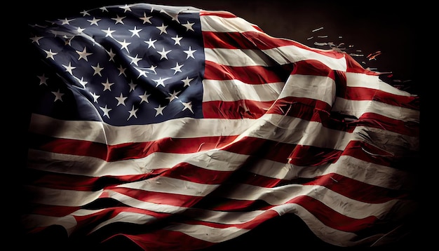 American Flag Memorial Day erinnert an die gefallenen Soldaten auf der ganzen Welt Unabhängigkeitstag Zeit für Revolution
