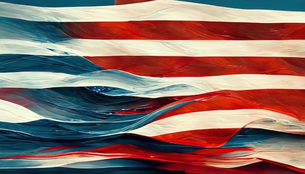 Amerika US-Zwischenwahlfeier grafische Illustrationskunst
