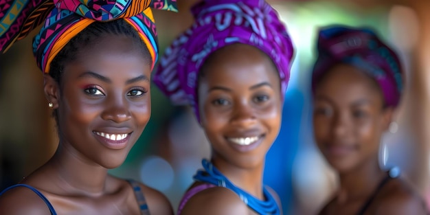 Amigas africanas en moda urbana de moda de pie juntas en la comunidad Concept Amigas sesión de fotos Moda urbana Vibes comunitarias de niñas africanas Poses de moda