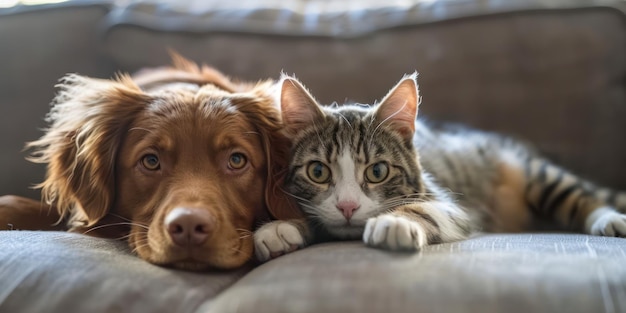 Amigos de cães e gatos